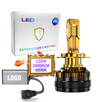 Phare à LED pour voiture M8PRO X120Pro 240W 22000lm H4 H7 H11 9005 9006 Ampoule de phare à LED pour voiture