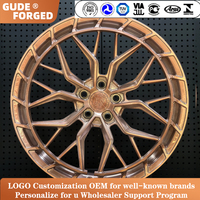 Jantes forgées GUDE personnalisées en bronze antique 16 17 18 19 20 21 22 23 24 pouces pour BMW G30 G20 F30 et Audi Rs3 Rs6 Rs8