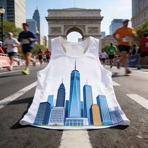 Camisetas de Tirantes Personalizadas para Maratón, Talla Grande, de Alta Calidad, Transpirables, de Secado Rápido, para Clubes Deportivos - Product Image 1