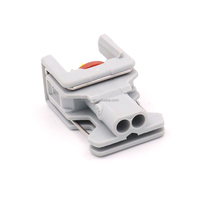 Conector Automotriz Hembra de 1 Pin Gris Marca XLCN 1743486-3 Enchufe Impermeable