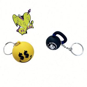 Llaveros de Goma Suave 2D/3D Personalizados al por Mayor, Llavero de Silicona, Llavero de Plástico PVC, Cadena Porta Llaves con Logotipo Personalizado, Llaveros de Moda - Product Image 1