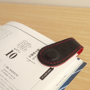 Creative custom leather <b>bookmarks</b>, versatile bag pocket holders, simple and stylish leather cord winders. - Product Image 1