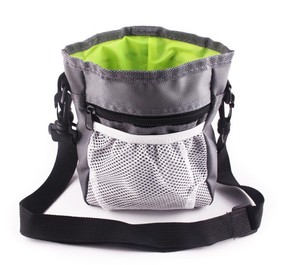 3 façons de porter une poche d'entraînement pour friandises pour petits chiens, transporte facilement les jouets pour animaux de compagnie, matériau en nylon, friandises, distributeur de sacs à crottes intégré - Product Image 1