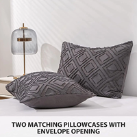 Ensembles de couettes en polyester pour textiles ménagers ensemble de literie avec couette tuftée ensemble de couette de lit lavable 3 pièces