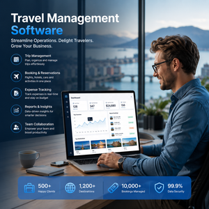 Développement d'applications de voyage, plateforme personnalisée pour la réservation de voyages, la planification de voyages, les guides numériques et les services de voyage personnalisés - Product Image 1