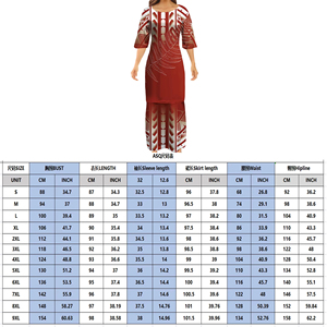 Abiti Plus Size di Alta Qualità, Vestiti Puletasi per Donna e Camicie per Uomo in Stile Etnico Polinesiano con Stampa HD di Plumeria, Completo per Coppie - Product Image 5