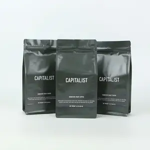 Borsa da caffè sigillabile biodegradabile con stampa personalizzata