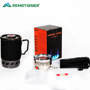 Équipement de cuisson au <span class=keywords><strong>propane</strong></span> d'extérieur, ensemble de brûleurs portables en aluminium anodisé dur, système de cuisinière de camping 0,9 L - Product Image 2