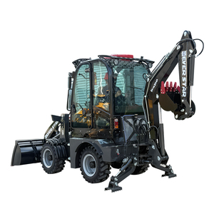 Mini Excavadora Retroexcavadora Modelo 4x4 en Venta, Precio de Fábrica, Garantía de 1 Año - Product Image 1