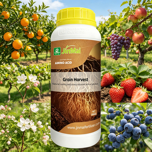 Estimulador de Crecimiento de Raíces <span class=keywords><strong>con</strong></span> Aminoácidos, Fertilizante Líquido Natural, Bioestimulante Orgánico para la Resistencia al Estrés - Product Image 1