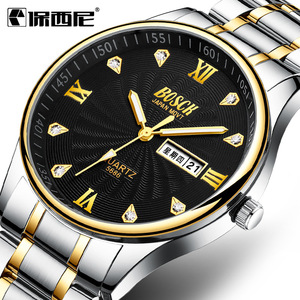 Estilo caliente impermeable Calendario de negocio de la mano de la moda de diamantes <span class=keywords><strong>reloj</strong></span> fabricante - Product Image 6