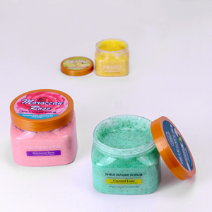 Gommage exfoliant au sucre et au <span class=keywords><strong>sel</strong></span> infusé aux herbes et à la vitamine C, parfumé aux fruits, éclaircissant, nettoyant, rafraîchissant pour la peau de poulet - Product Image 5