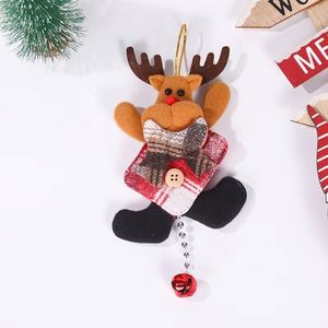 Low MOQ Wholesale Custom Fabric Christmas Bells Ornaments - Reindeer/Santa Holiday Decor for Events - Product Image 3