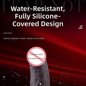 Dildo Realista de Silicona Negra, Telescópico, con Funciones de Calentamiento, Vibración y Oscilación, Juguete Sexual para Adultos, Mujeres - Product Image 3