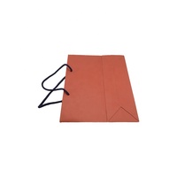 Sacs en papier écologiques personnalisés de luxe avec poignées en ruban, logo personnalisé, emballage promotionnel pour cadeaux