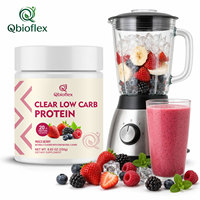 Poudre de protéines Qbioflex Factory Direct Serious Mass pour soutenir la force musculaire et l'immunité, faible teneur en glucides