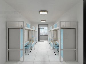 Trường OEM khung giường đồ nội thất hai tầng kim loại Loft giường và phòng ngủ hiện đại Tủ bunk giường cho thanh thiếu niên - Product Image 2