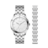 Montre et bracelet pour homme Rivet Gleam avec mouvement SEIKO, style luxe léger, détails rivets, pour affaires, fêtes et usage quotidien