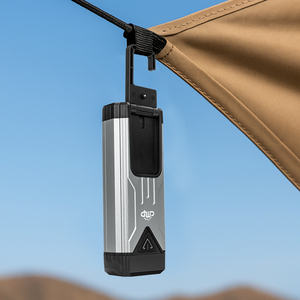 Lampe de travail LED COB magnétique ultralégère argentée rechargeable étanche personnalisée 6H 16W 2700-8000K pour le camping, l'extérieur et les urgences - Product Image 1