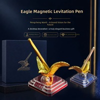 Bolígrafo de Levitación Magnética con Diseño de Águila, Bolígrafo Flotante de Lujo para Escritorio, Regalo Ejecutivo para Decoración de Oficina
