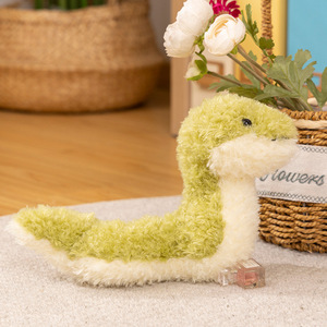 Yuanying Jellycat Pupazzo Serpente Verde, Serie Animali Riccioli, Serpenti Simulati, Peluche, Bambola di Pezza - Product Image 3