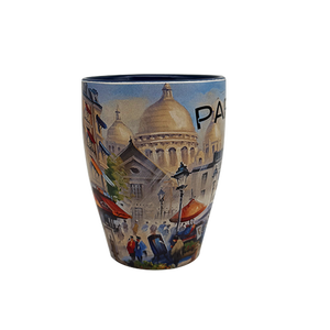 Série <span class=keywords><strong>de</strong></span> saisons colorées Design classique 340ml Tasses <span class=keywords><strong>de</strong></span> <span class=keywords><strong>camping</strong></span> Souvenirs en boîte attrayants avec cuillères pour la fête - Product Image 2