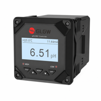 Contrôleur de pH industriel en ligne avec électrode en verre, sortie 4-20mA RS485 Modbus, 2 relais, mesure de la qualité de l'eau, pH, ORP