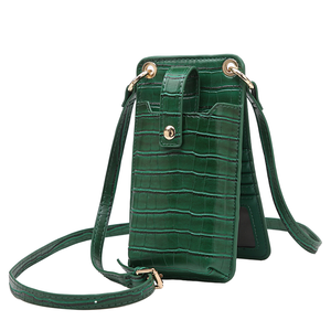 Sacs latéraux en cuir PU écologique de haute qualité et durables, sacs à main mini alligator personnalisés pour filles, sac à bandoulière vintage japonais pour femme - Product Image 1