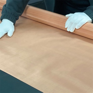 Venta al por mayor 99.9% <span class=keywords><strong>RFI</strong></span> Blindaje 80 100 200 Micron Tela de malla de alambre de cobre Tejido holandés Transferencia de calor rápida Malla de alambre de cobre rojo - Product Image 6