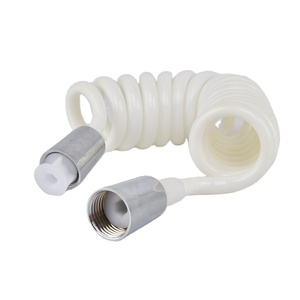 Dalepu ngắn <span class=keywords><strong>PVC</strong></span> trắng Vòi hoa sen vòi kết nối CHẬU VỆ SINH vòi hoa sen <span class=keywords><strong>Hose</strong></span> cho phòng tắm - Product Image 1