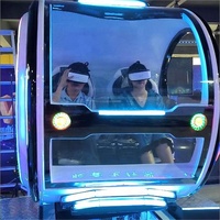 HOT 6 DOF-Simulateur de Vol pour Entraînement Avion, Jeu Vr, Mouvement Dynamique, Double Chaise, Joystick, Cockpit Volant, Machine Simulée