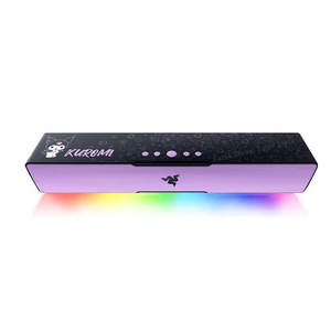 Razer Sanrio Kuromi Edition <span class=keywords><strong>Compact</strong></span> Design Chroma RGB Gaming Soundbar avec pour Bluetooth 5.0 pour PC/Laptop Smartphones et Tab - Product Image 1