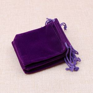 Pochette cadeau en velours de haute qualité, personnalisée, 10*12cm, petite pochette à cordon pour collier, bracelet, parfum, sac en velours pour bijoux - Product Image 2