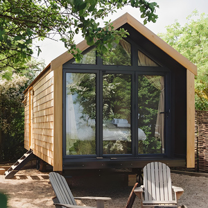 Sauna électrique moderne à vapeur infrarouge en bois massif de pruche/cèdre rouge avec fonction de vapeur humide pour la relaxation de la villa - Product Image 1