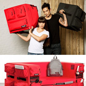 Portable Foldable Foam <b>Sofa</b> Rectangular Collapsible Outdoor Camping Home Use Child Lazy Chair All Seasons - Product Image 2