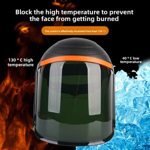 Máscara Protectora Facial para Soldadura, Corte y Pulido, Anti-Salpicaduras, Anti-Reflejos, Resistente a Impactos, Protección Secundaria - Product Image 5