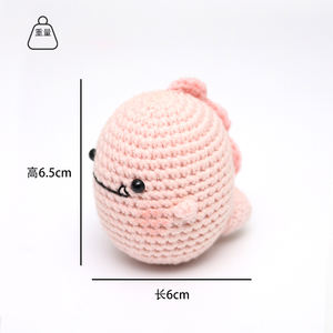 Kit de Crochet <span class=keywords><strong>Animaux</strong></span> Faits Main : Kit Matériel pour Petite Poupée Dinosaure <span class=keywords><strong>au</strong></span> Crochet, Design <span class=keywords><strong>Tricot</strong></span>é en Laine Finie - Product Image 5