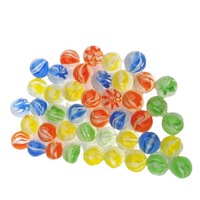 Billes de verre sablées de 16 mm, moulées par fusion, en vrac, pour le jeu de dames, jouets nostalgiques, perles artisanales, vente en gros, Dollar Store