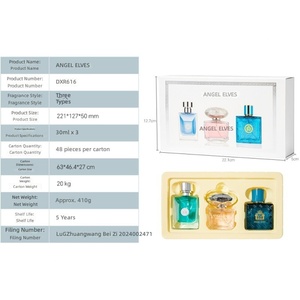 Perfume para Hombre y <span class=keywords><strong>Mujer</strong></span>, Set <span class=keywords><strong>de</strong></span> Tres Piezas, Fragancia Ligera y Duradera, <span class=keywords><strong>Eros</strong></span> Gold Powder Diamond - Product Image 2