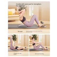 Macyo-Appareil d'assistant pour redressements assis-Barre d'assistance auto-aspirante pour l'entraînement abdominal-Appareil avec cordon de serrage pour redresser les abdominaux