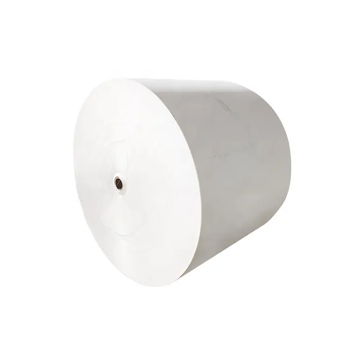 Copo de papel revestido de papel em rolos enormes, preço competitivo de fábrica, papel revestido de PE, papel em rolos, matéria-prima para copos de papel