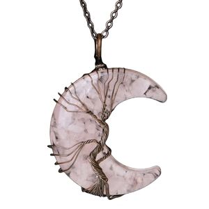 Haute Qualité Naturel Lumineux Sailor Moon Phases Pendentif Collier Long Lien Chaîne Clé Forme Mariages Autre Avec Diamant Perle - Product Image 6