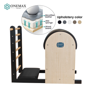 ONEMAX Barrel <span class=keywords><strong>per</strong></span> Pilates Stabile e Sicuro con Gradini Lisci <span class=keywords><strong>per</strong></span> <span class=keywords><strong>Esercizi</strong></span> di Stretching e Rafforzamento - Product Image 3