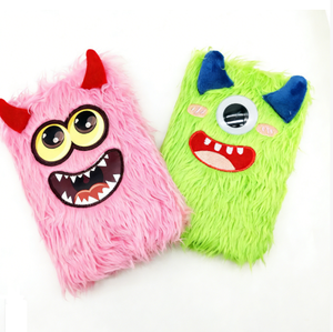 สมุดบันทึกมอนสเตอร์น่ารัก ซีรีส์ A5 สมุดไดอารี่ขนฟูสำหรับเด็กนักเรียน - Product Image 2