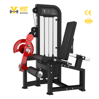 Équipement de fitness professionnel de haute qualité pour usage commercial en salle de sport, extension/flexion des jambes réglable avec sélection de charge par broche en acier, 80 kg