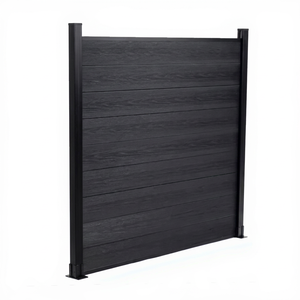 Garden Courtyard Privacy Safety <b>Fencing</b> WPC Wood Plastic Composite Outdoor Barrier W180xH180cm Eco-Friendly Waterproof Powder - Product Image 1