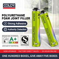 Mousse polyuréthane en spray 750 ml, isolation, imperméabilisation, ignifugation, forte expansion, prix avantageux, pour le travail du bois