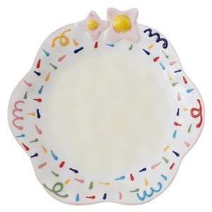 Plato de Porcelana con Flores en Relieve Pintado a Mano, Apto <span class=keywords><strong>para</strong></span> Microondas, Forma Irregular, <span class=keywords><strong>para</strong></span> <span class=keywords><strong>Desayuno</strong></span>/Postre/Pasta/Ensalada, Vajilla con Dibujos Animados - Product Image 5