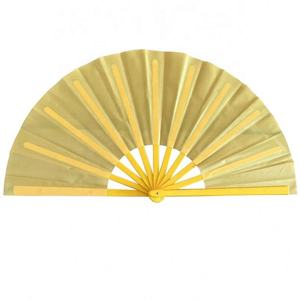 Suministro directo de fábrica Costillas de plástico coloridas Abanicos plegables a mano Ventilador grande Rave para fiesta y regalo - Product Image 2