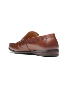 Mocasines de cuero importado con punta redonda y diseño sin cordones, forro de cuero DD y suela de TPR con lámina Ortholite de cuero. - Product Image 5